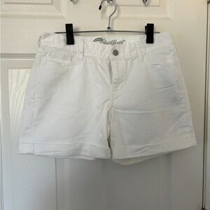 Women’s Old Navy The Sweetheart White Denim Shorts SZ 4